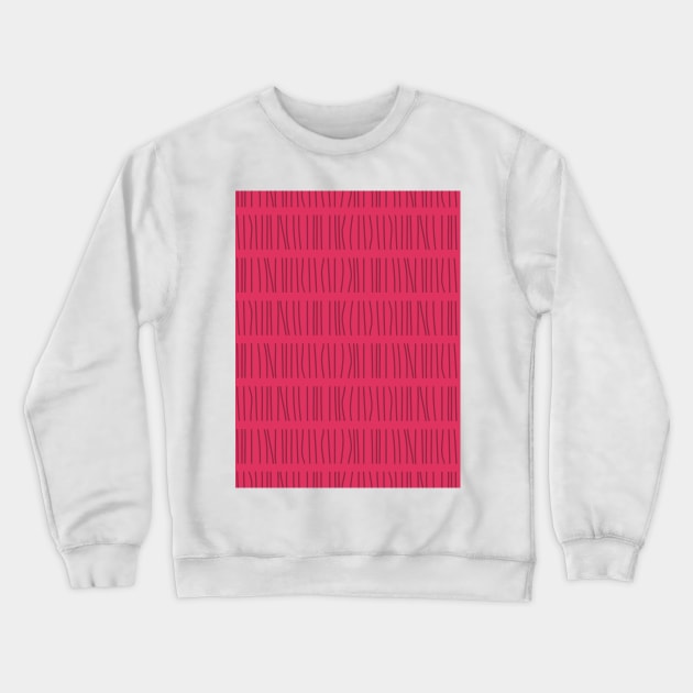 Vertical Lines Pattern Crewneck Sweatshirt by Tobe_Fonseca